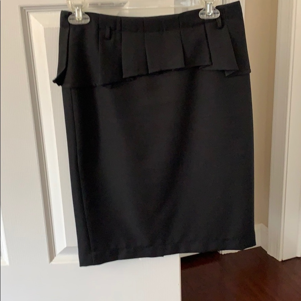 Black pencil skirt